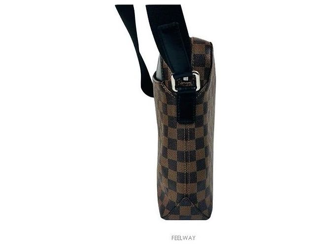 Louis Vuitton Borsa a tracolla Damier Jake Marrone - vista 3