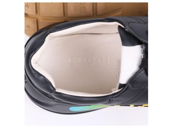 Gucci Sneakers Ryton da uomo con logo arcobaleno Nero - vista 11