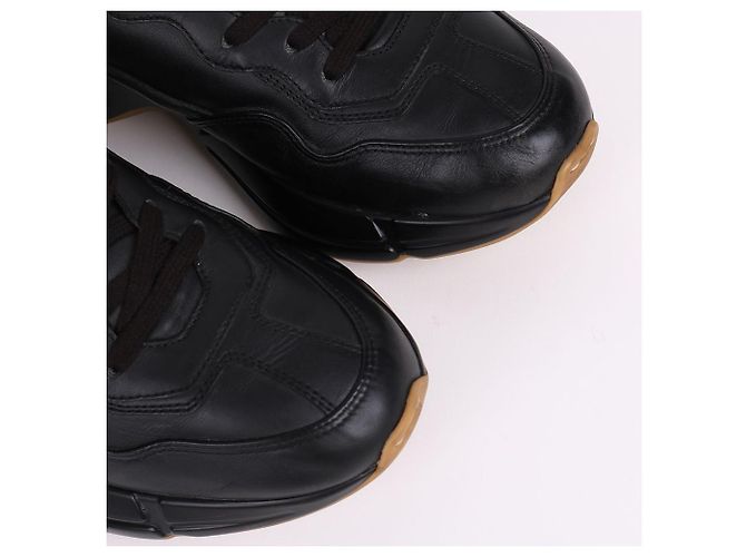 Gucci Sneakers Ryton da uomo con logo arcobaleno Nero - vista 5