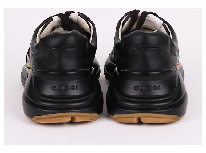 Gucci Sneakers Ryton da uomo con logo arcobaleno Nero - vista 8