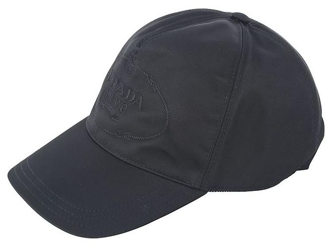 Prada Nylon Baseball Cap Size Black - view 2