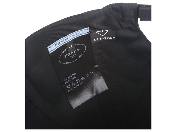 Prada Nylon Baseball Cap Size Black - view 5