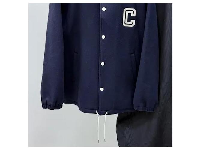 Céline Wool Teddy Double Face Wool Coach Jacket Black - view 3