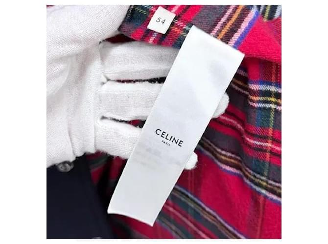 Céline Wool Teddy Double Face Wool Coach Jacket Black - view 7