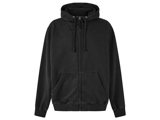 Maison Martin Margiela Kapuzenpullover mit besticktem Logo Schwarz - Ansicht 5