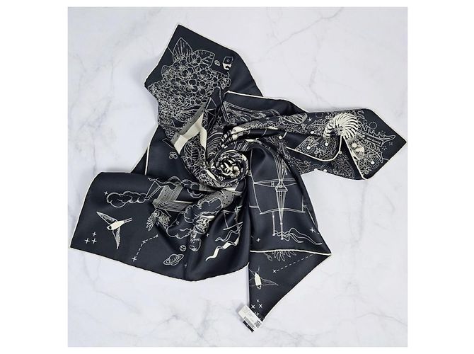 Hermès Sciarpa in seta da donna L'Esprit s'Envole - vista 9