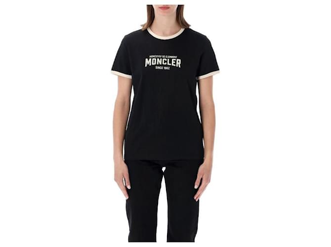 Moncler Logo Jersey T-Shirt Weiß - Ansicht 4