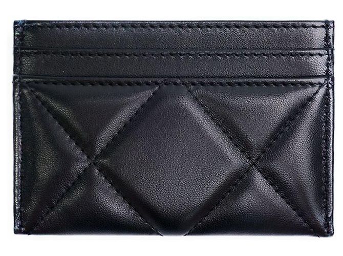 Chanel Klassisches Kartenetui Geschenk-Set Schwarz - Ansicht 2