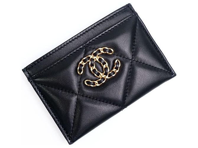Chanel Klassisches Kartenetui Geschenk-Set Schwarz - Ansicht 3