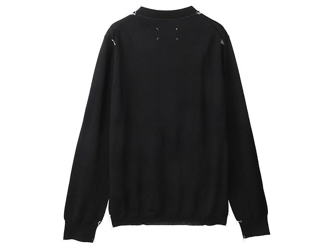 Maison Martin Margiela Stitch Wollstrick Schwarz - Ansicht 11