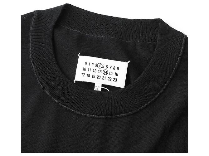 Maison Martin Margiela Stitch Wollstrick Schwarz - Ansicht 13