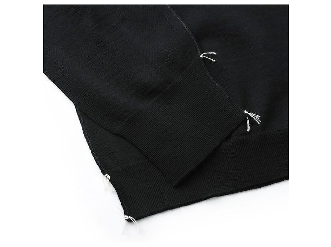 Maison Martin Margiela Stitch Wollstrick Schwarz - Ansicht 18