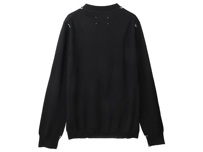 Maison Martin Margiela Stitch Wollstrick Schwarz - Ansicht 2