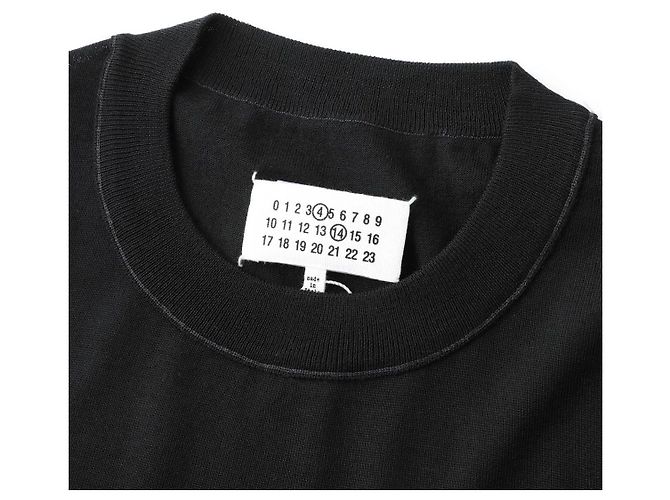 Maison Martin Margiela Stitch Wollstrick Schwarz - Ansicht 4