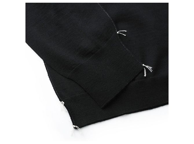 Maison Martin Margiela Stitch Wollstrick Schwarz - Ansicht 9