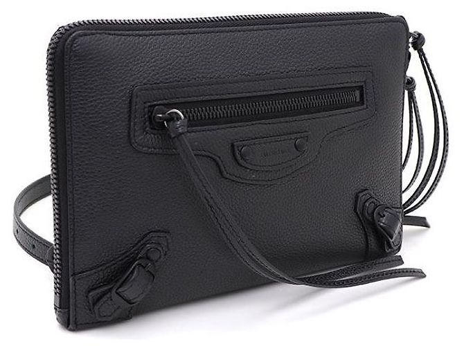 Balenciaga Clutch Neo e Borsa a tracolla Nero - vista 2