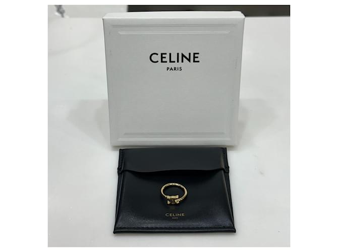 Céline Anello asimmetrico Triomphe D'oro - vista 3