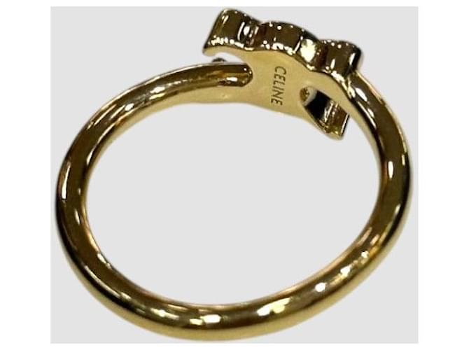 Céline Anello asimmetrico Triomphe D'oro - vista 4
