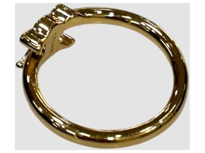 Céline Anello asimmetrico Triomphe D'oro - vista 5