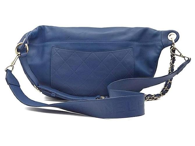 Chanel Borsa a tracolla oversize Pharrell Williams Blu - vista 3