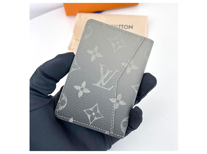 Louis Vuitton Pocket Monogram Organizer Card Wallet Brown - view 4