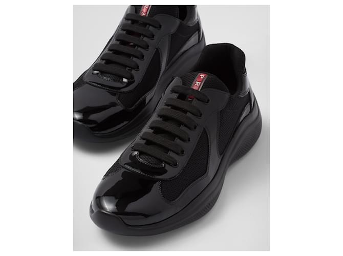 Sneakers Prada America Cup Nero - vista 3