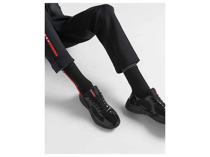 Sneakers Prada America Cup Nero - vista 4