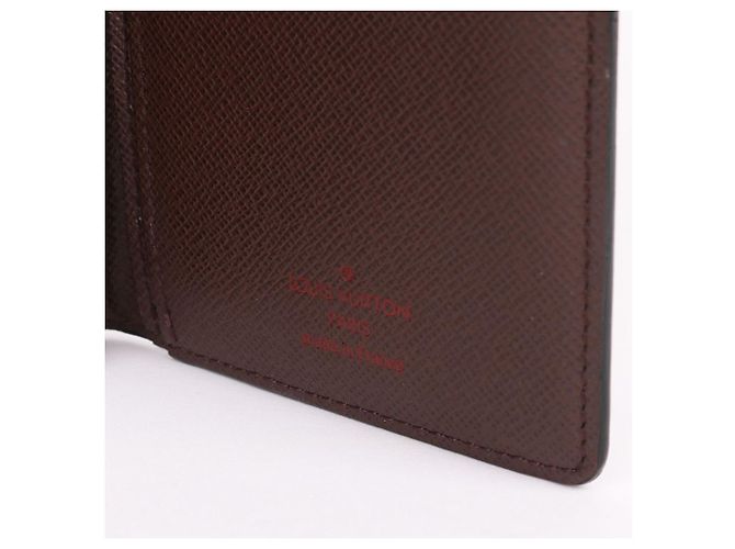 Louis Vuitton Damier Ebene Men's Brazza Wallet Brown - view 10
