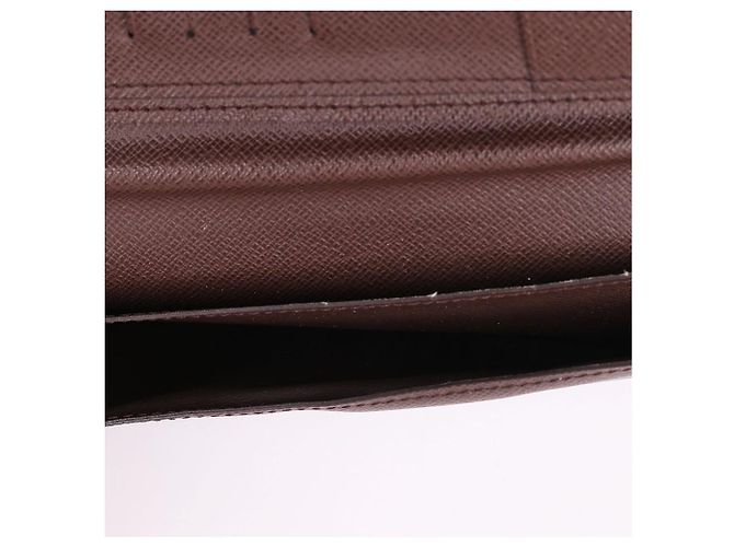 Louis Vuitton Damier Ebene Men's Brazza Wallet Brown - view 11