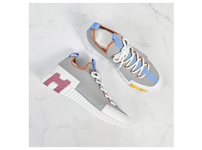 Hermès Sneaker Slip-On Lift da donna Scarpe sportive Grecia Multicolore - vista 11