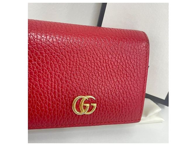 Gucci Cartera Marmont Roja - vista 3