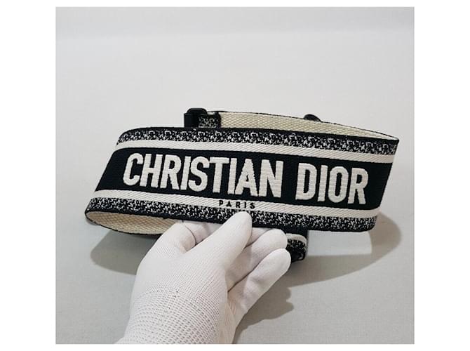 Dior Tracolla con logo ricamato Argento - vista 2