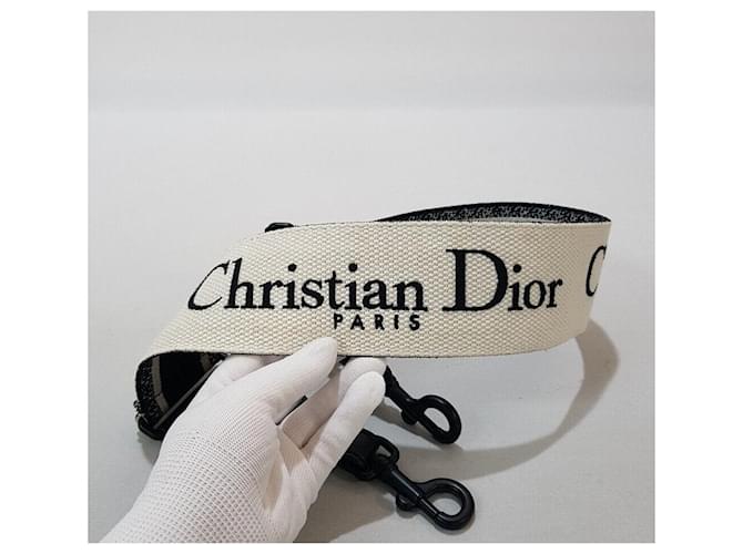 Dior Tracolla con logo ricamato Argento - vista 3