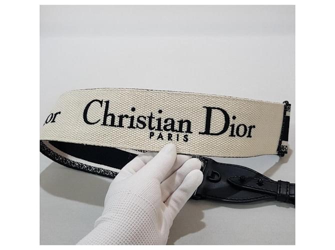 Dior Tracolla con logo ricamato Argento - vista 4