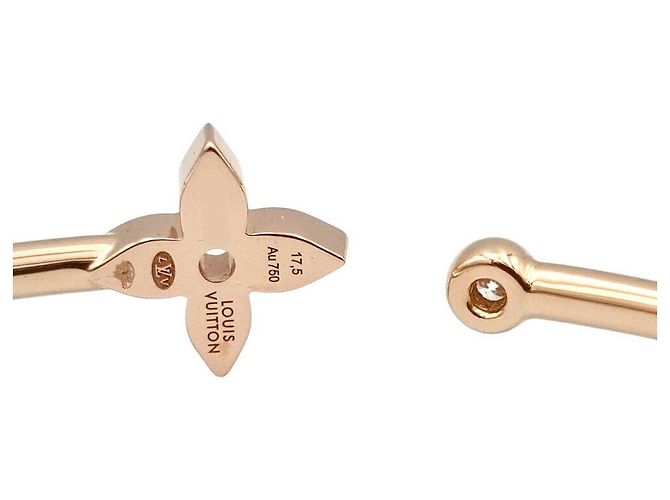 Louis Vuitton Bracciale Blossom Twist in Diamante Edil Rosa - vista 4