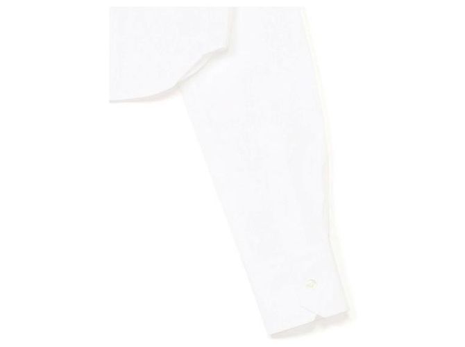 Thom Browne Camisa curta clássica em popeline de algodão com gola redonda - vista 11