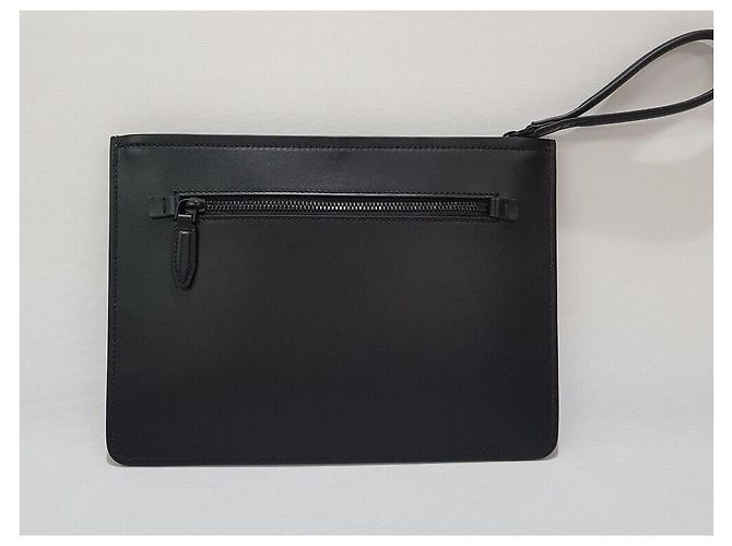 Salvatore Ferragamo Clutch Seoul Graffiti Nero - vista 3