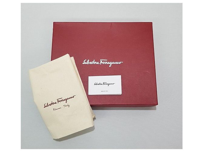 Salvatore Ferragamo Clutch Seoul Graffiti Nero - vista 9