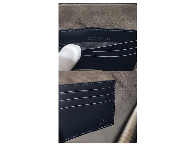 Gucci Pochette GG Supreme Eden Nero - vista 10