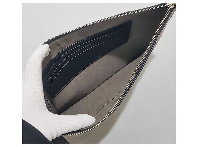 Gucci Pochette GG Supreme Eden Nero - vista 9