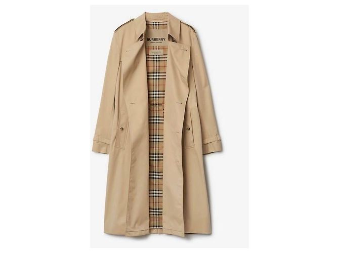 Burberry Trench Coat Long Heritage Arancione - vista 5