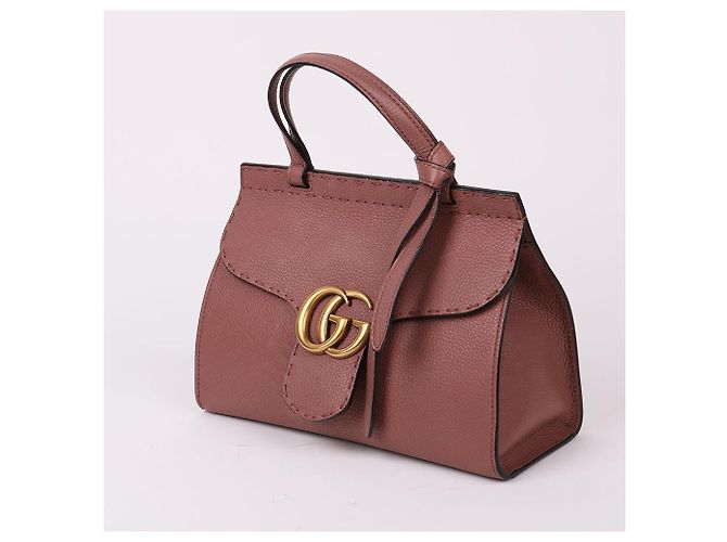 Gucci Borsa a mano e a tracolla Marmont Indie Pink Piccola Rosa - vista 4