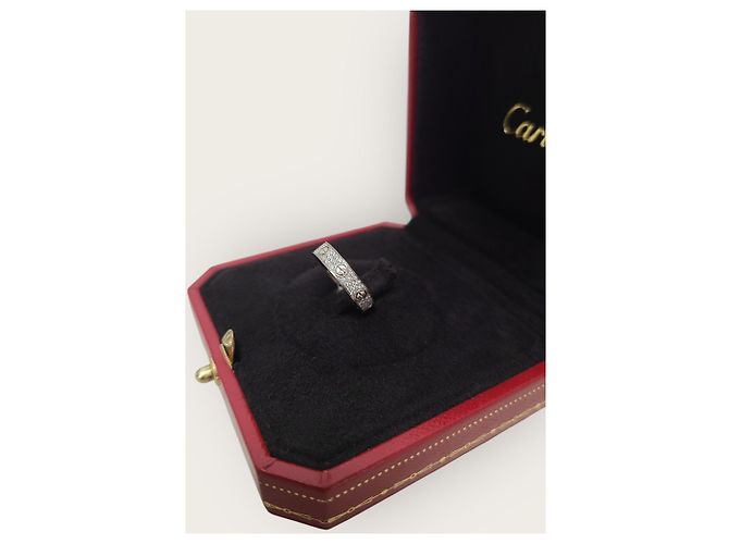 Cartier Love Ring aus Weißgold mit Diamant-Pavé - Ansicht 3