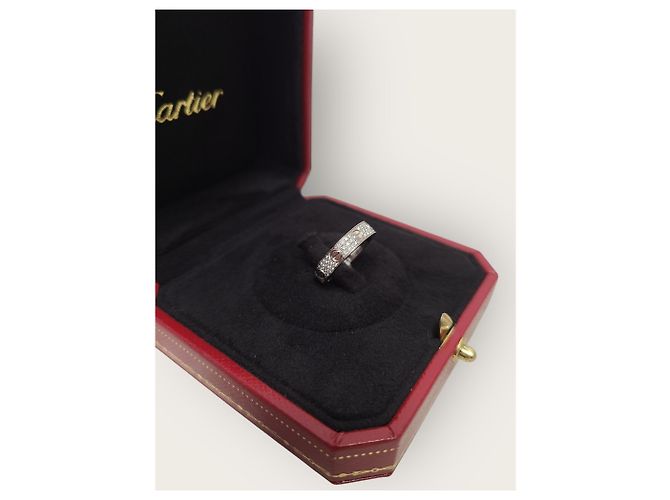 Cartier Love Ring aus Weißgold mit Diamant-Pavé - Ansicht 4