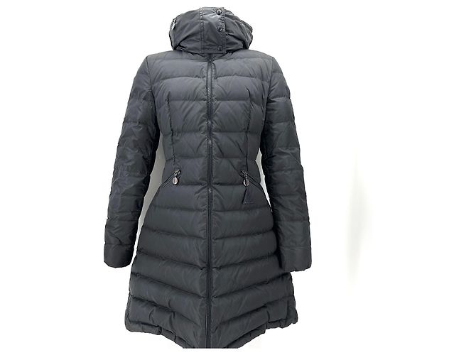Moncler Flammet Langer Daunenmantel Braun - Ansicht 2