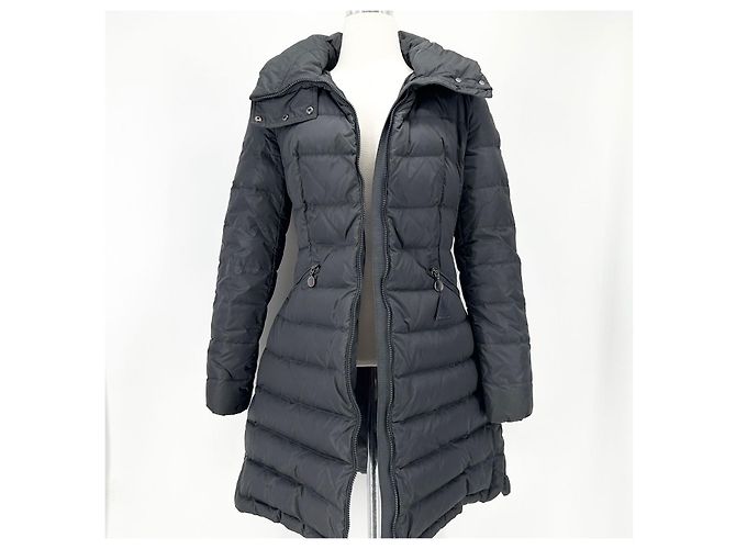 Moncler Flammet Langer Daunenmantel Braun - Ansicht 3