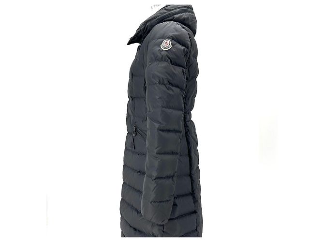 Moncler Flammet Langer Daunenmantel Braun - Ansicht 4