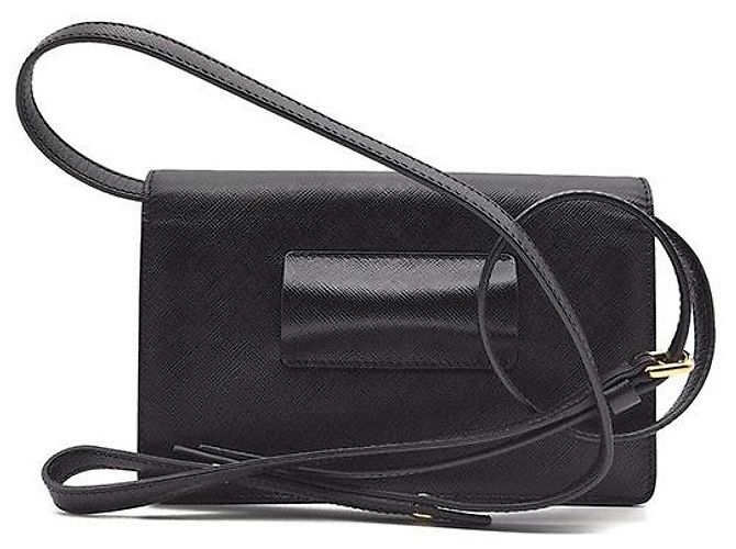Salvatore Ferragamo Mini borsa a tracolla Bow Nero - vista 3