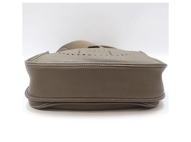 Hermès Borsa a tracolla Evelyne PM Marrone - vista 5
