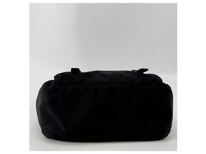 Prada Borsa a tracolla in nylon con logo triangolare Argento - vista 6